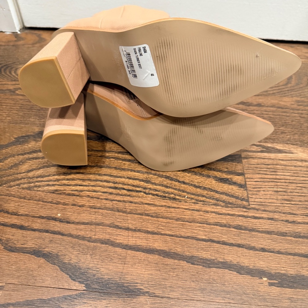 Kookai Leather Booties in Tan - Size 10 us / size 40 eu - Picture 3 of 11